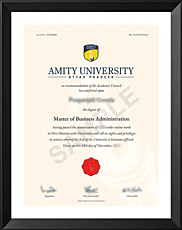 Sample Online Degree Certificate